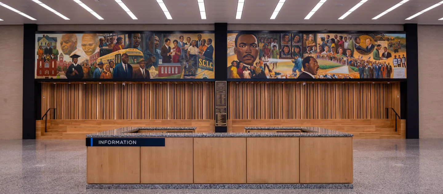 Copy of Irish Book Day_Martin Luther King Library_mural by Don Miller
