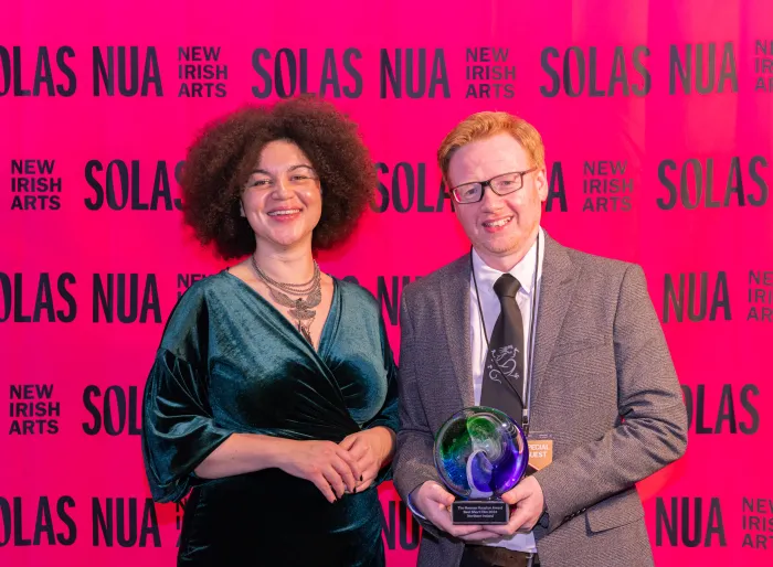 NHA24 winner Keith O'Grady and actor Abby Oliveira