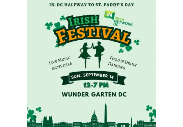 NDC halfway to st patricks day 25 logo